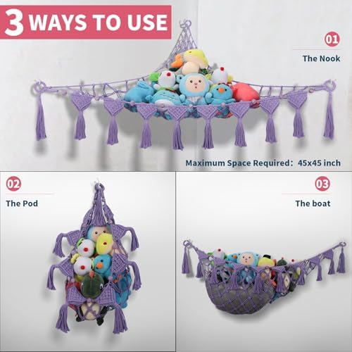 Stuffed Animal Hammock Net Corner - Image 5