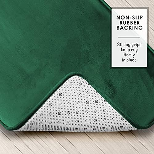 Clara Clark 2 Piece Bathroom Rugs Bath Mat Set, Velvet Memory Foam Bath Mats - Image 5