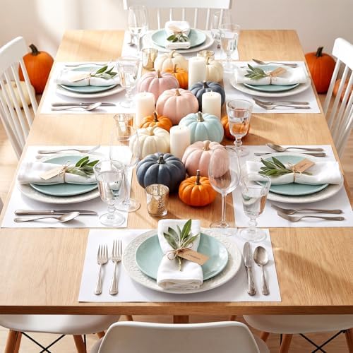 Fullhawl 60 Pcs White Paper Placemats, Disposable Table Mats - Image 7