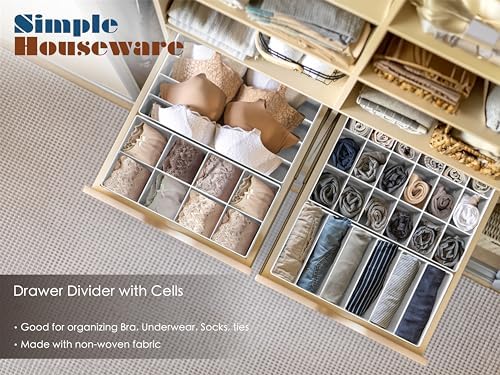 Simple Houseware Closet Underwear Organizer Drawer Divider Assorted 7 pcs - Image 4