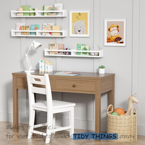 Harwaya Large Nursery Book Shelves Wall Mounted - Image 2
