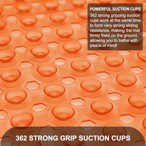 TEESHLY Bath Tub Shower Mat, Non Slip Bathtub Floor Liner Mats - Image 3
