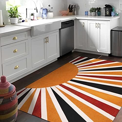 Lahome Colorful Rainbow Sun Area Rug 5x7 - Image 4