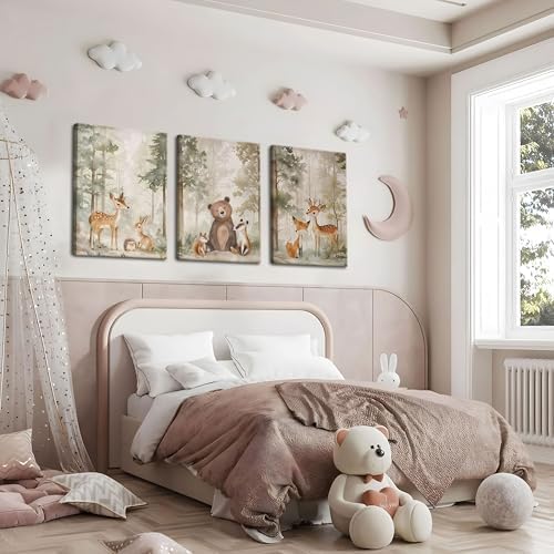 Nursery Canvas Wall Art Set of 3 - Image 6