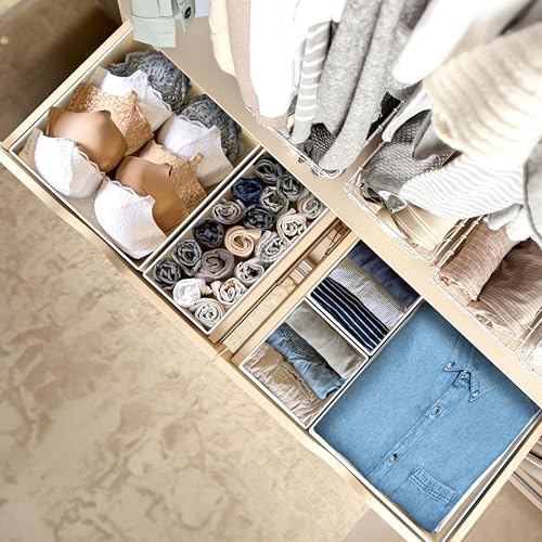 Simple Houseware Foldable Drawer Organizer Stocking Bin - Image 5