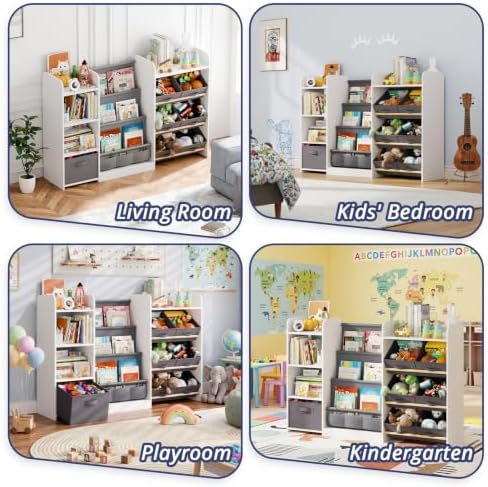 Kids Bookshelf and Toy Storage - Image 7
