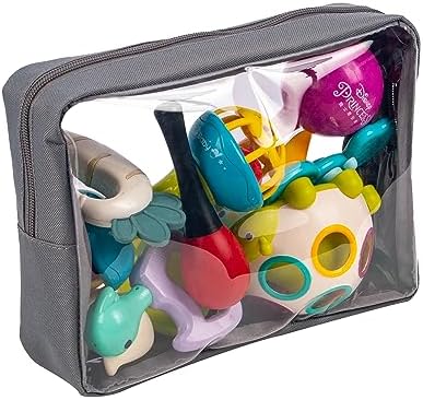 Remobia Hicol TSA Approved 5-Piece Diaper Bag Organizer Pouch Set Clear - Image 6