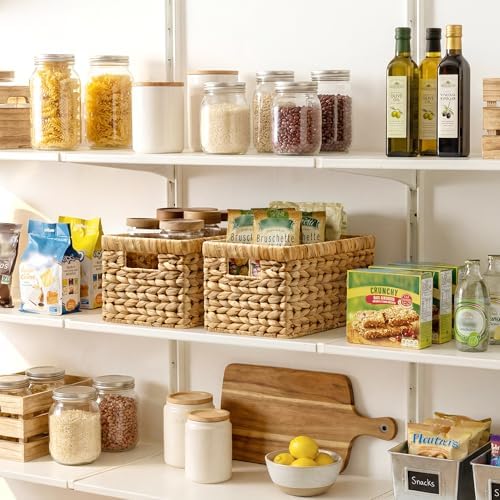StorageWorks Wicker Baskets, Wicker Storage Baskets - Image 2