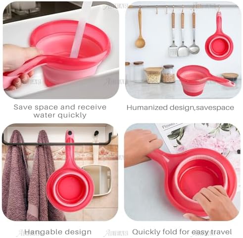 AUEAR, Folding Water Ladle Collapsible Spoon Scoop Cup - Image 3
