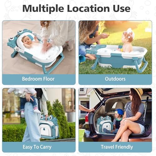Collapsible Baby Bathtub for Newborns - Image 7
