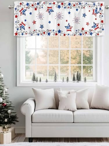 4th of July Kitchen Curtains Valances - Image 4