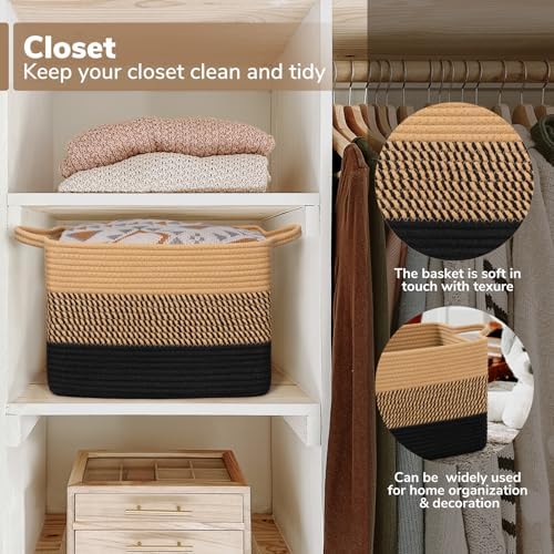 Goodpick Woven Storage Basket for Shelves - Image 5
