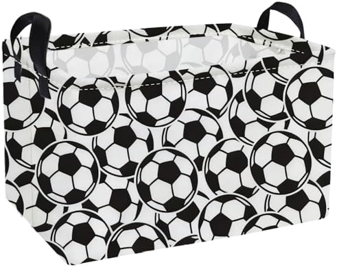 Essme Rectangular Soccer Baskets, Kids Storage Box, Easter Basket by ESSME