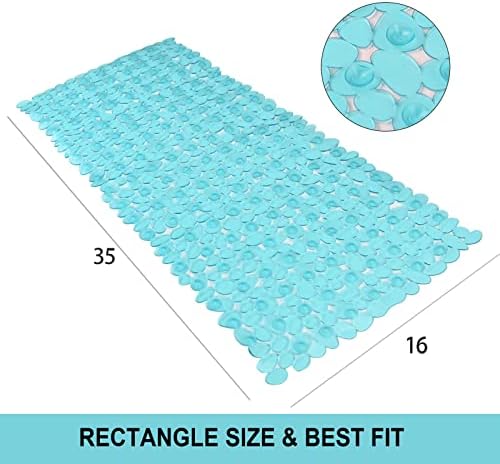 Pebble Shower Mat for Bathtub Non Slip 35"X16" - Image 2