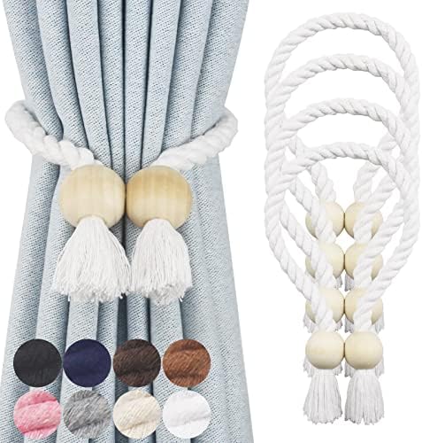 Magnetic Curtain Tiebacks Decorative Tie Back Drapes Holdbacks Nieffeiy by CurtianTiebacks