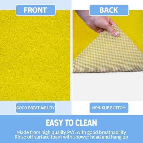 Hargiis Non-Slip Bathtub Mat, 2 Pack Anti Slip Shower Mat, Fast Drying Bathtub - Image 4