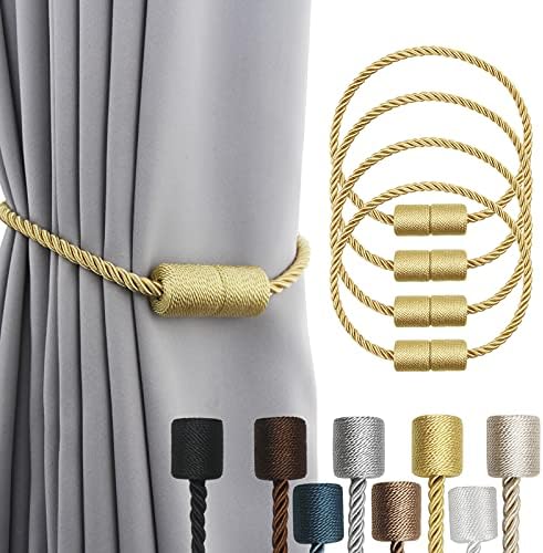 Magnetic Curtain Tiebacks Holdbacks Decorative Tie Backs by CurtainTiebacks