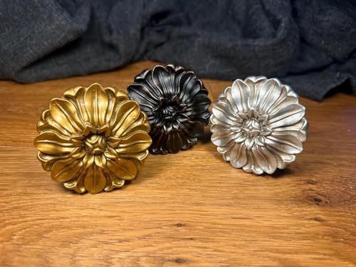LOPGT Set of 2 Vintage Curtain Holdbacks Wall Mounted - Image 5