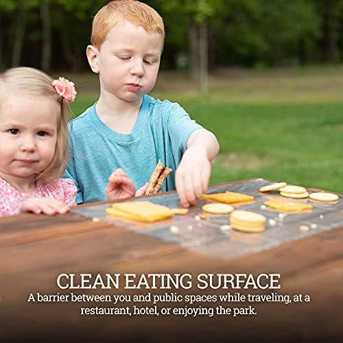 Clear Disposable Placemats for Baby, Sticky Transparent Table Mat - Image 2