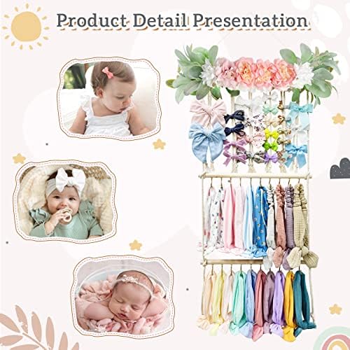 POVETIRE Headband Holder Hair Bows Organizer - Image 4