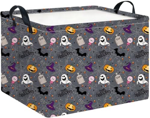 CLOCOR Rectangular Storage Basket, Collapsible Cute Pattern Storage Bin by CLOCOR