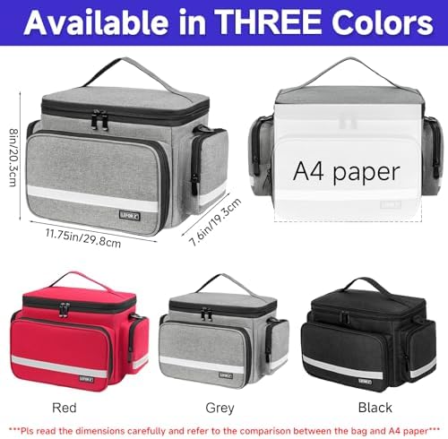 LEFOR·Z Small Medical Bag, First Aid Bag Empty, Home Health Nurse Bag - Image 3