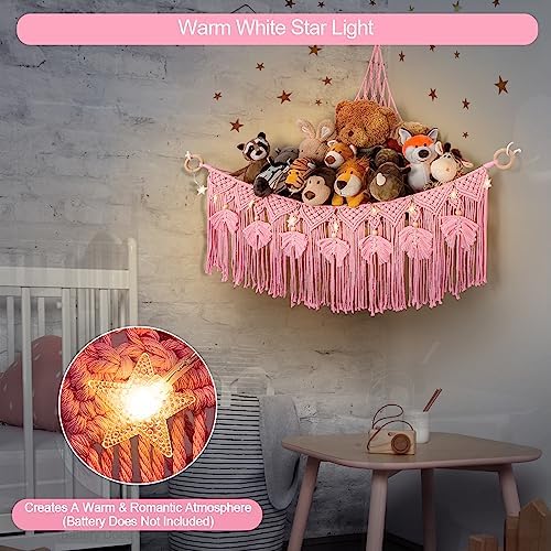 Macrame Stuffed Animal Storage - Image 2