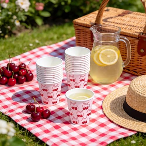WRAPAHOLIC 9oz Pink Paper Cups - Image 4
