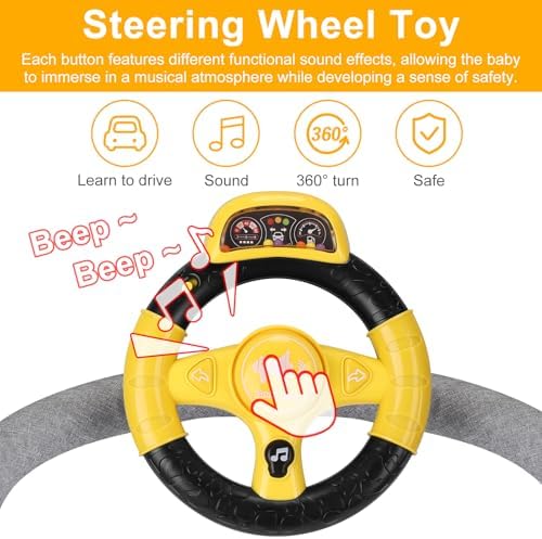 Accmor Upgraded Steering Wheel Toy - Image 4