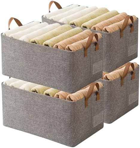 AARAINBOW Linen Closet Organizer Storage Bin by AARAINBOW