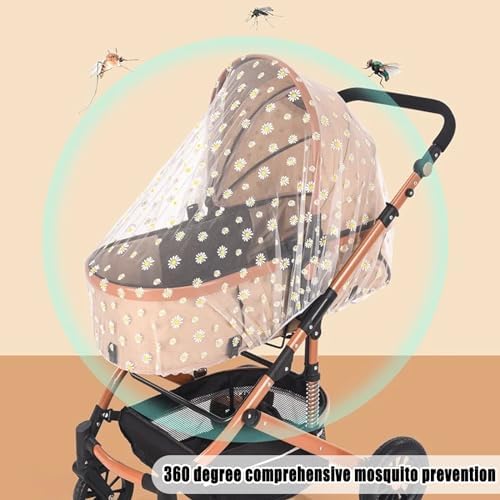 Baby Mosquito Net for Stroller Durable Protection Bug Netting Mesh Cover - Image 2