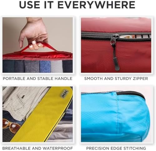 Small 5pc Packing Cubes for Travel - Image 2