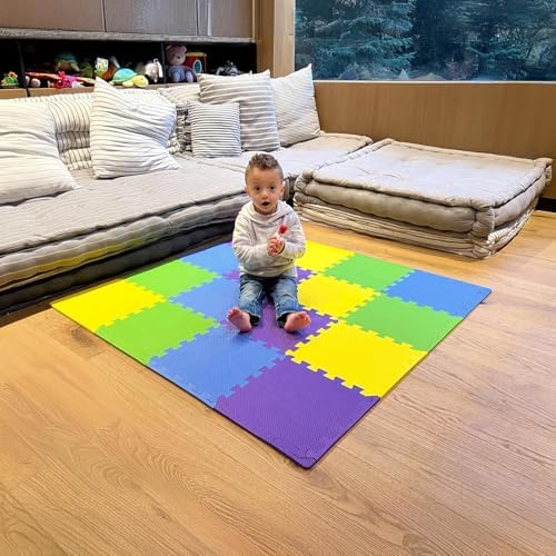 MioTetto Baby Play Mat, Soft Foam Floor Tiles by MioTetto