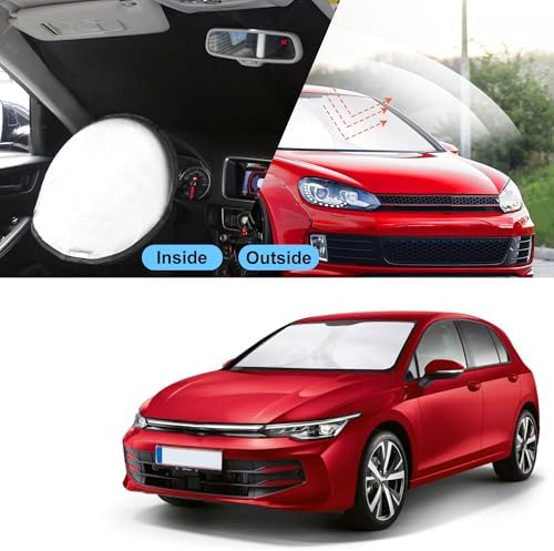 TINGLU Sun Shade for Volkswagen VW Golf/Rabbit/GTI/R32 MK6 5K 2009-2014 - Image 6