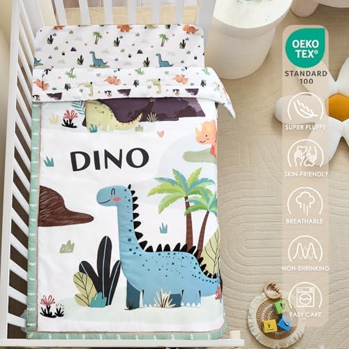 3-Piece Crib Bedding Set for Boys Girls - Image 3
