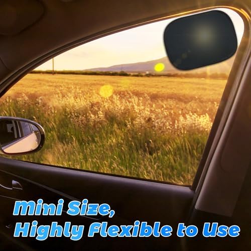 Car Window Shade for Sun Glare, 2 Pack Mini Car Sun Shade Semi-Transparent - Image 2