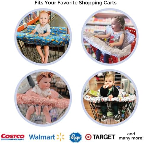 Suessie Shopping Cart Cover and High Chair Cover, Forest Animals - Image 4