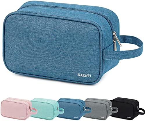 Narwey Travel Toiletry Bag for Women, Dopp Kit Men, Medicine Bag by Narwey