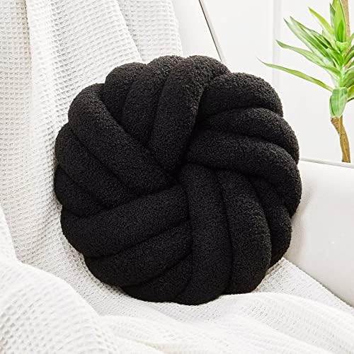 Uvvyui Knot Pillows, 14 Inch Decorative Throw Pillows Round Pillows Cushion by Uvvyui