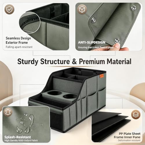 Car Seat Organizer Back Front Captains Seats Storage Travel - Image 3