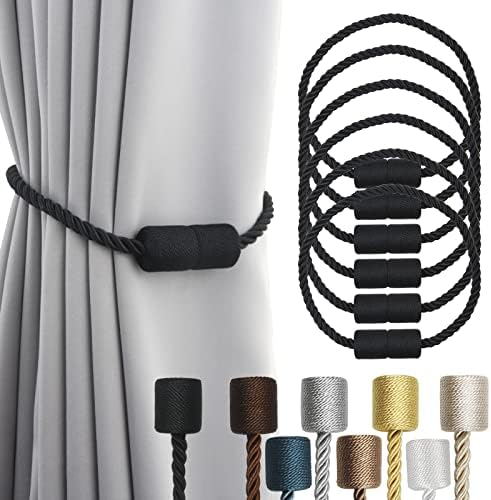 Magnetic Curtain Tiebacks Holdbacks Decorative Tie Backs by CurtainTiebacks