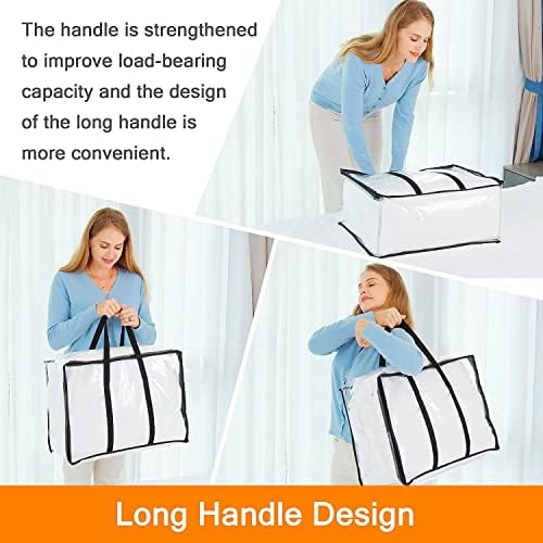 Vieshful 7 Pack Clear Clothes Storage Bags - Image 5