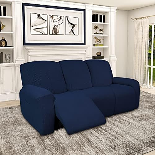 Easy-Going 100% Dual Waterproof Recliner Sofa Cover, 8-Pieces Stretch Relining - Image 2
