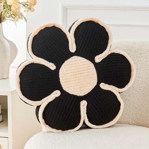 Kcvvcr Flower Pillow, Soft Flower Decorative Throw Pillow, Cute Daisy Flower by Kcvvcr