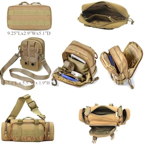 6 Pack Tactical Molle Car Seat Back Organizer - Image 6