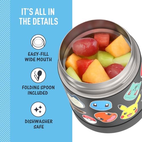 THERMOS FUNTAINER 10 Ounce Stainless Steel Vacuum Insulated Kids Food Jar - Image 4