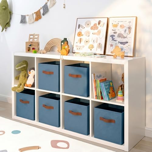 GRANNY SAYS 11 Inch Storage Cube Organizers, Light Blue - Image 5