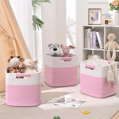 13 Inch Storage Cubes, 3 Pack Cube Storage Bins - Image 3
