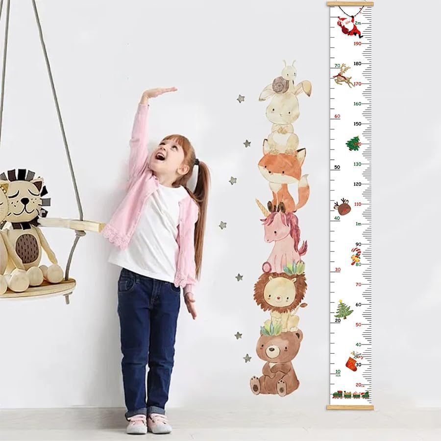 Canvas Baby Kids Growth Chart, Height Measurement Wall Hanging - Image 4
