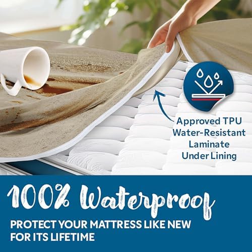 Guardmax Sleeper Sofa Mattress Encasement Zippered, 100% Waterproof Mattress - Image 4